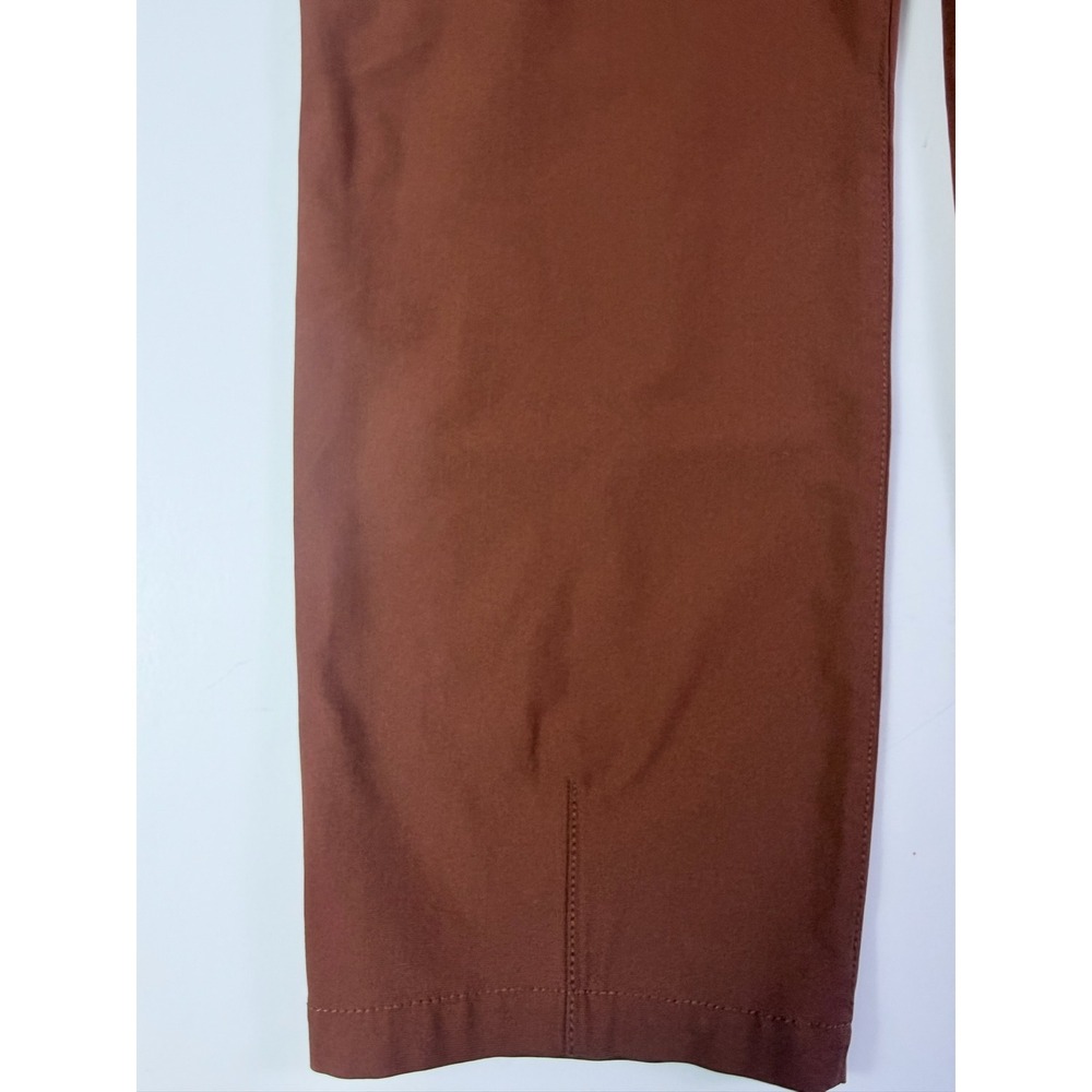 Lululemon City Sleek 5 Pocket straight Leg Pant Brown Clay Size 12 Mid Rise - Picture 10 of 10